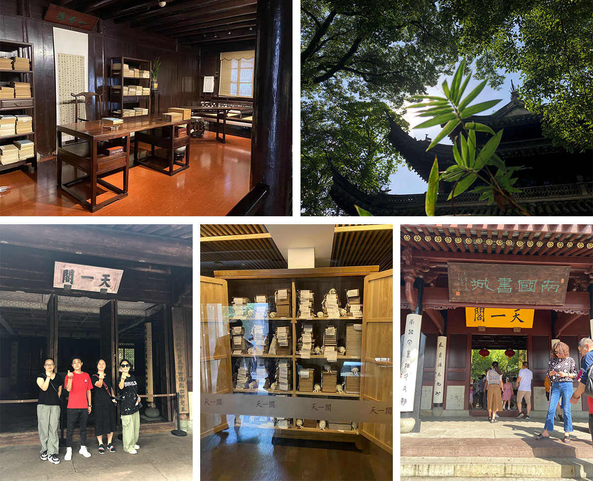 Tianyi paviljoni külastamine