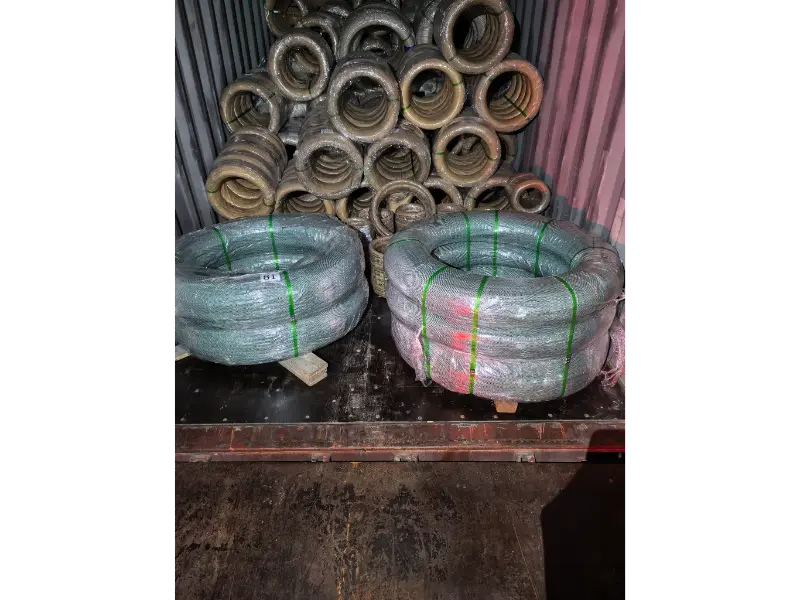 Uus roostevabast terasest juhtmete saadetis Dingyan Taisse novembris